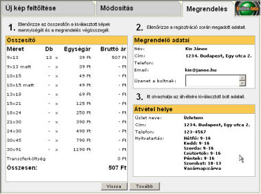 Megrendels lezrsa